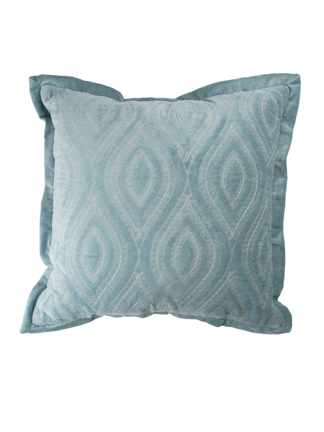 Ogee Teal Cushion Cover