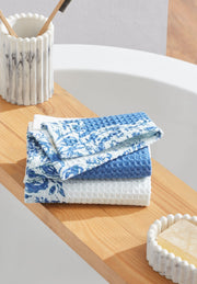 Nyssa Blue Face Towel | Set Of 2