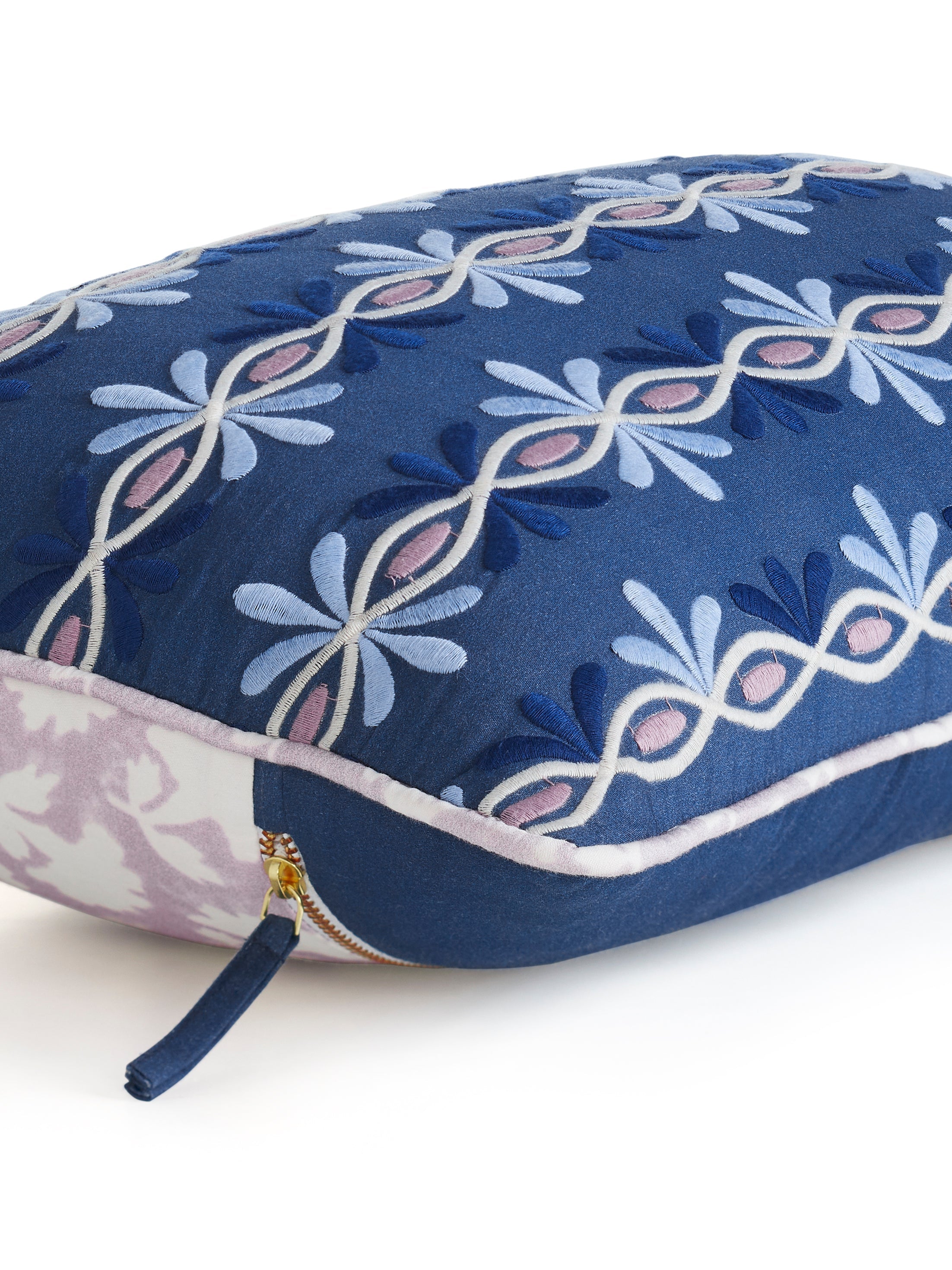 Mica Curves Blue Cushion Cover