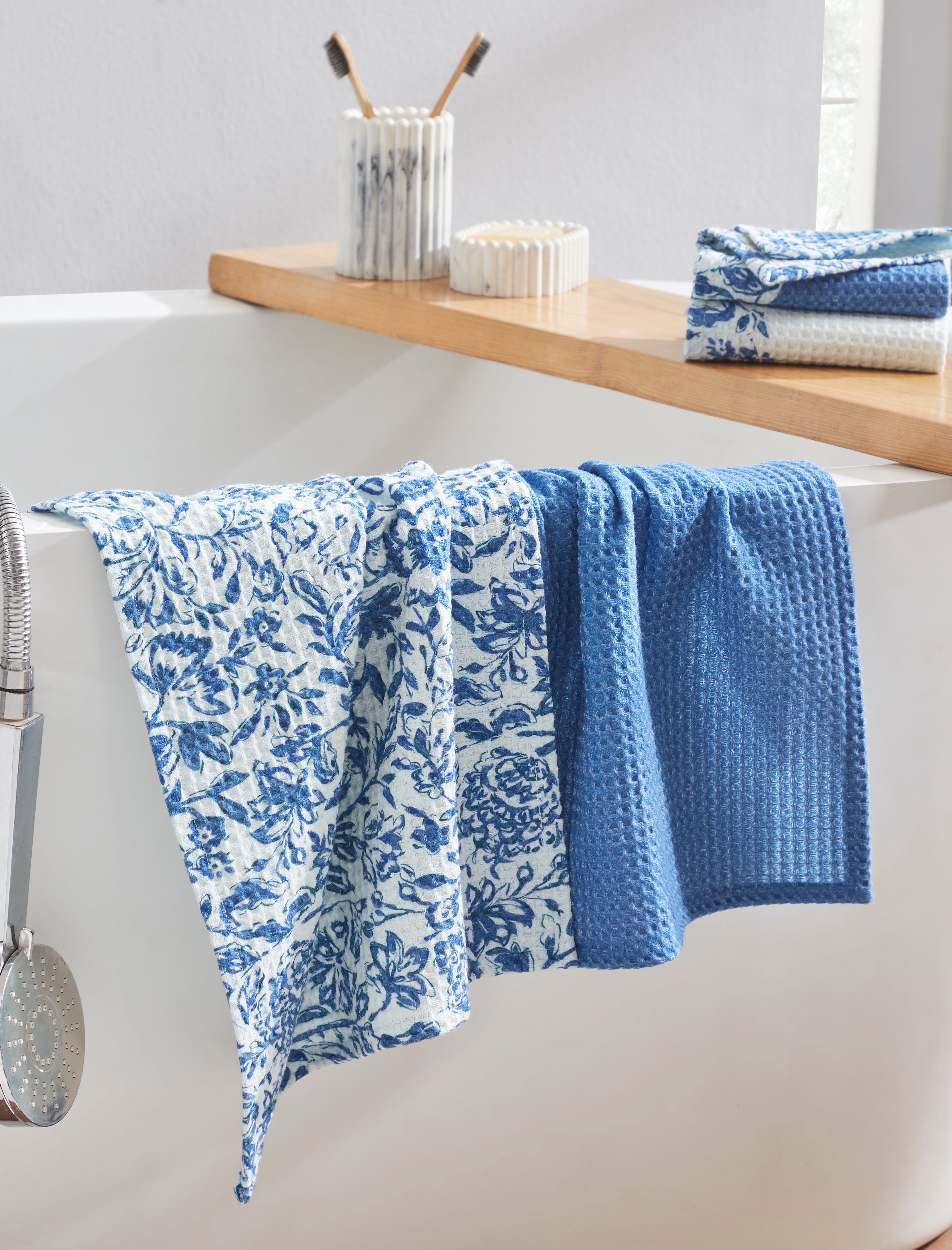 Nyssa Blue Hand Towel | Set Of 2