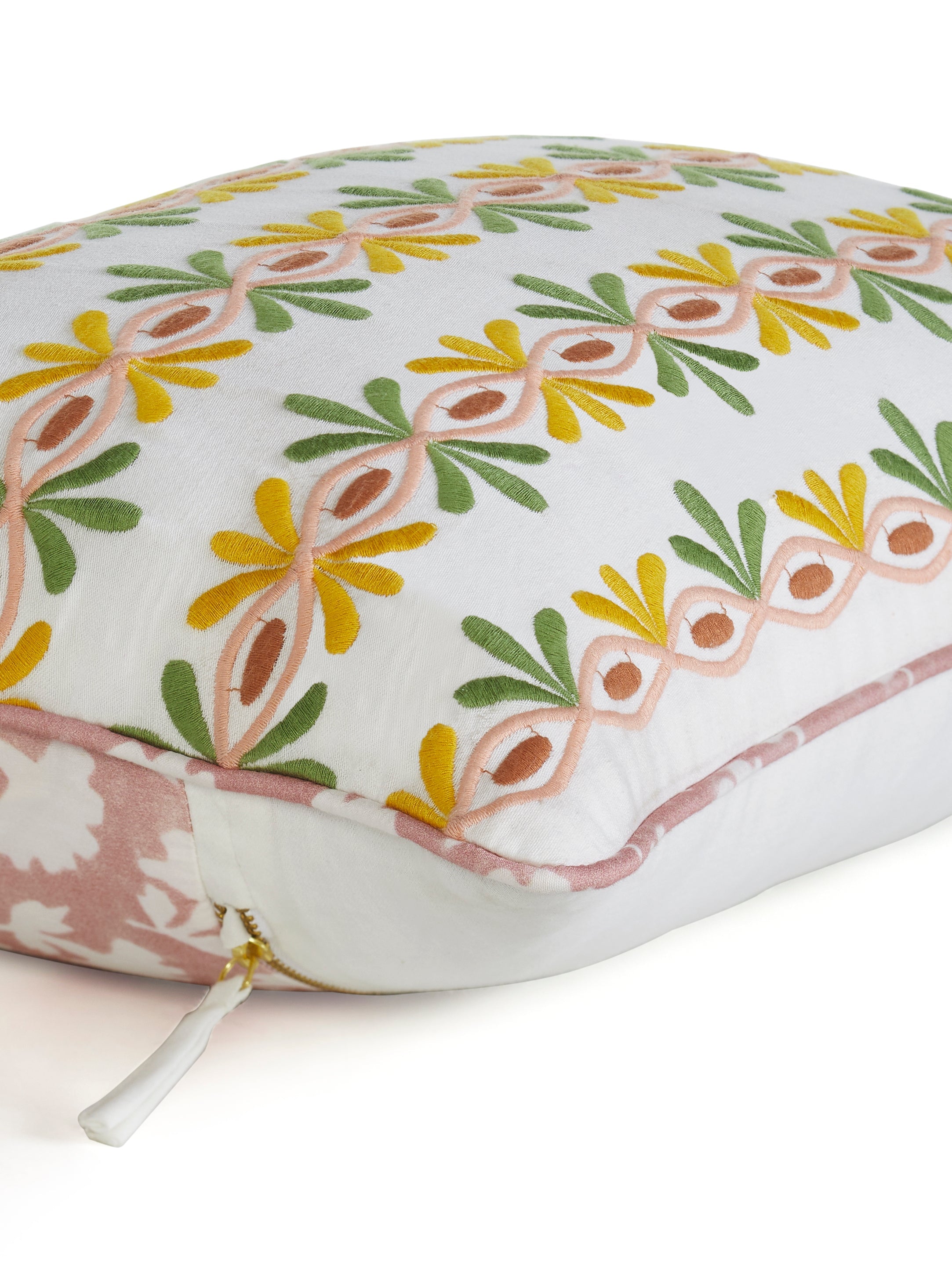 Mica Curves Yellow Cushion Cover