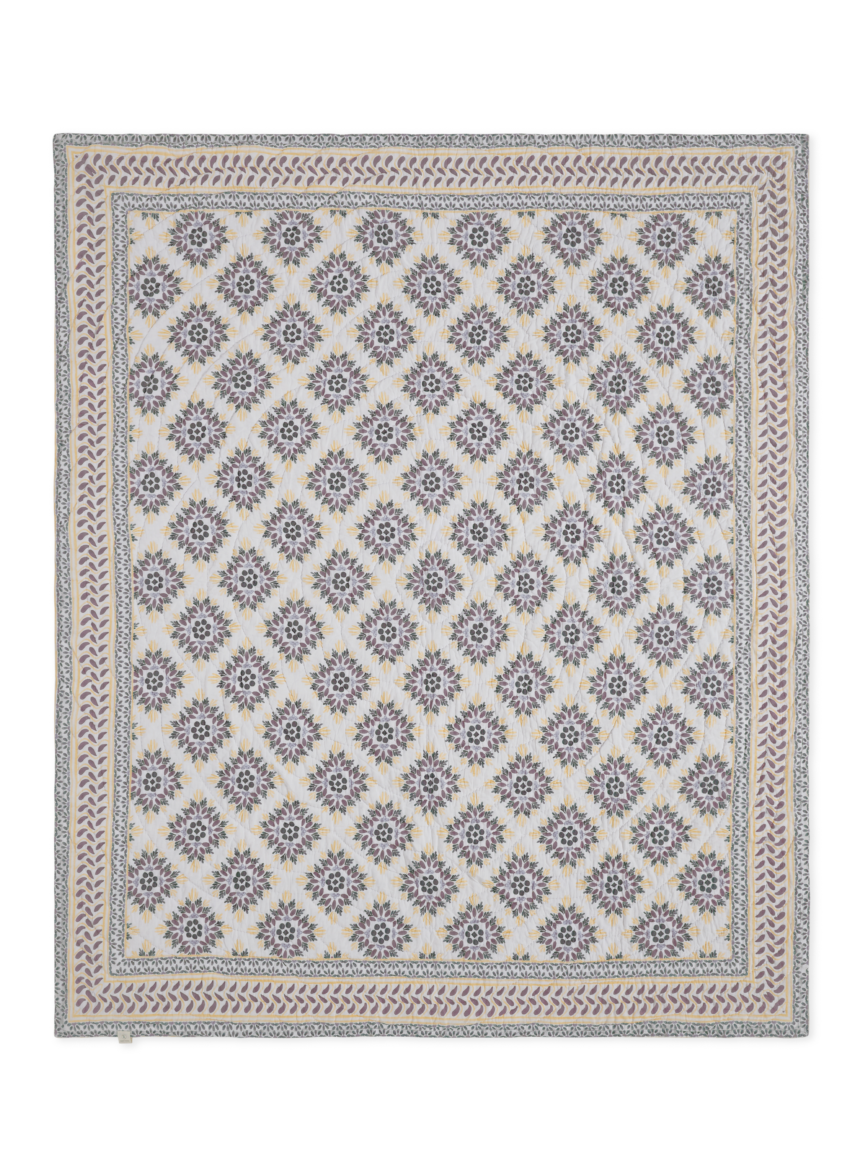 Mica Mauve Cotton Quilt